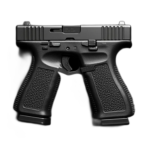 weapon, 3d render, photorealistic, pair transparent PNG cut-out