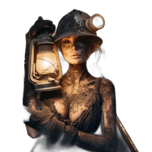 mask, jewelry, robot, staff transparent PNG cut-out