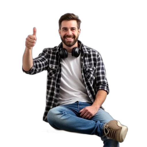 furniture, jacket, staff, face transparent PNG cut-out