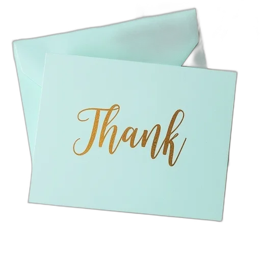 aqua, gold, wedding, thank transparent PNG cut-out