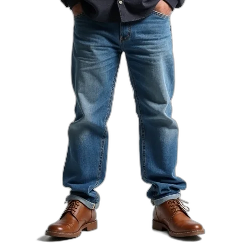 jacket, staff, shoes, face transparent PNG cut-out