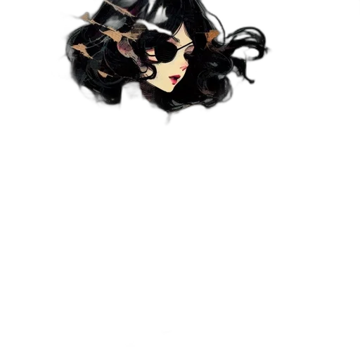 hair, staff, crown, jewelry transparent PNG cut-out