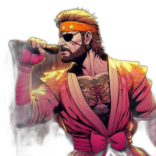 jacket, weapon, comic book art, concept art transparent PNG cut-out