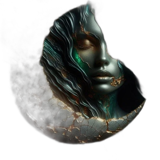 mask, jewelry, face, hair transparent PNG cut-out