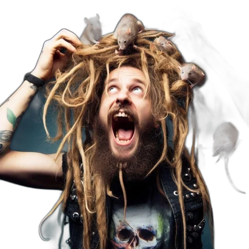 hair, creature, animal, mask transparent PNG cut-out