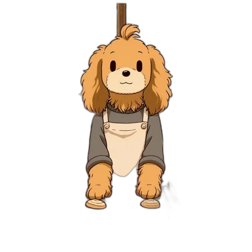 staff, animal, creature, jacket transparent PNG cut-out