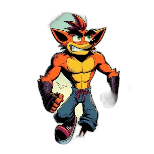 animal, creature, 3d render, cartoon transparent PNG cut-out