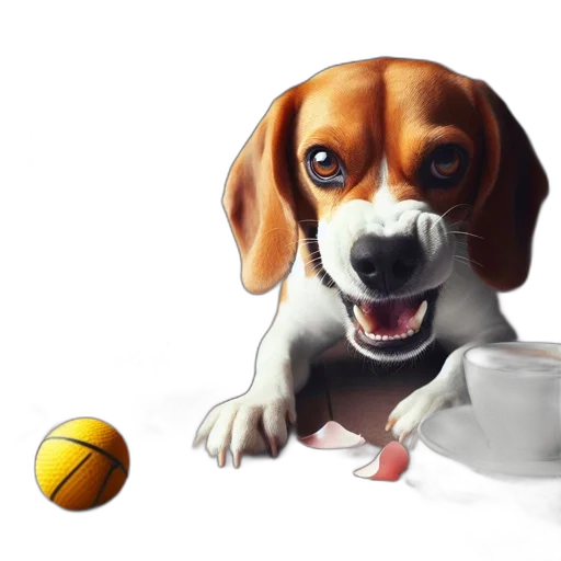 animal, photorealistic, 3d render, oil painting transparent PNG cut-out