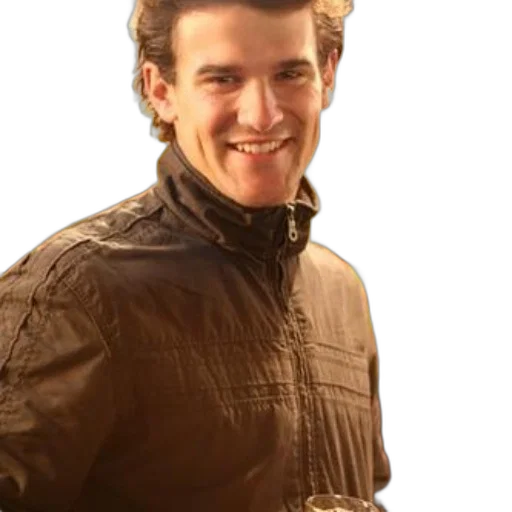 jacket, staff, face, hair transparent PNG cut-out