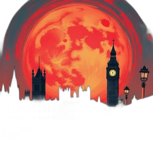 umbrella, concept art, comic book art, fantasy art transparent PNG cut-out