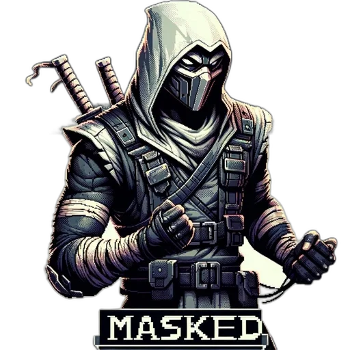 mask, weapon, concept art, comic book art transparent PNG cut-out