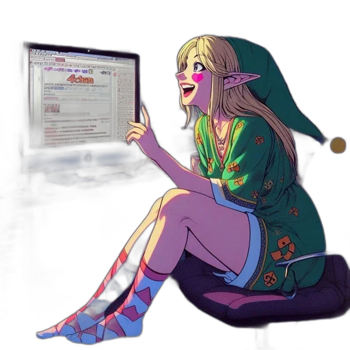 staff, concept art, pixel art, vaporwave transparent PNG cut-out