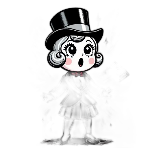 hat, staff, creature, mask transparent PNG cut-out
