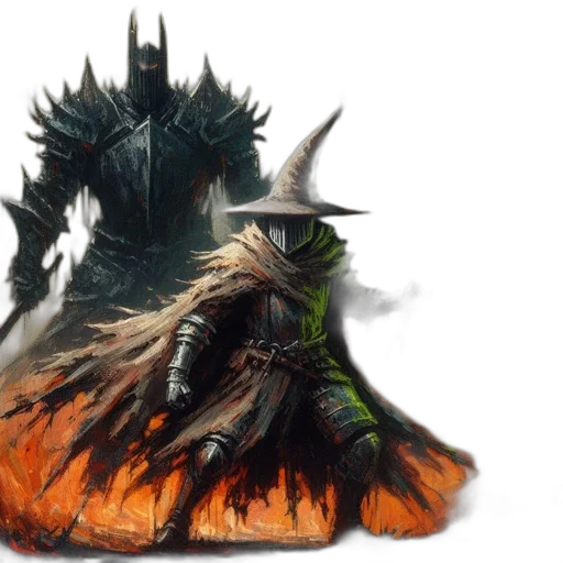 dragon, sword, hat, fantasy art transparent PNG cut-out