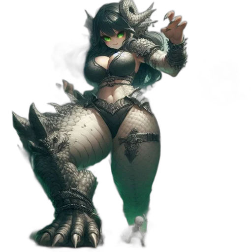 dragon, creature, staff, concept art transparent PNG cut-out