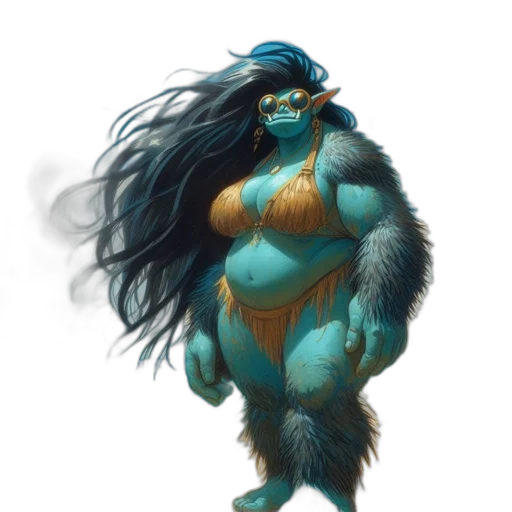 creature, fantasy art, concept art, comic book art transparent PNG cut-out