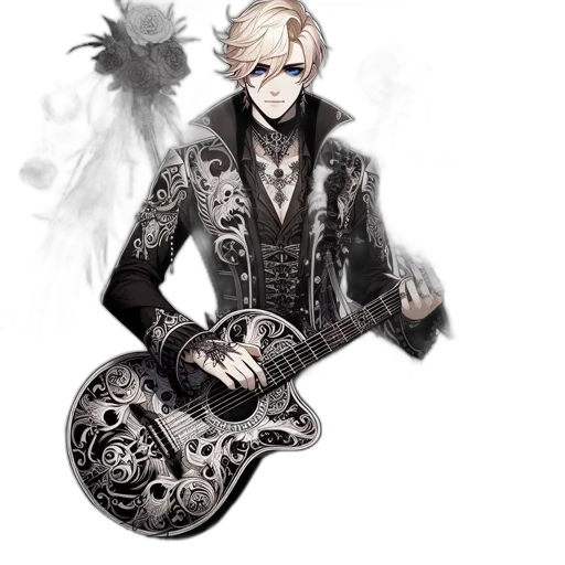 jacket, weapon, staff, concept art transparent PNG cut-out