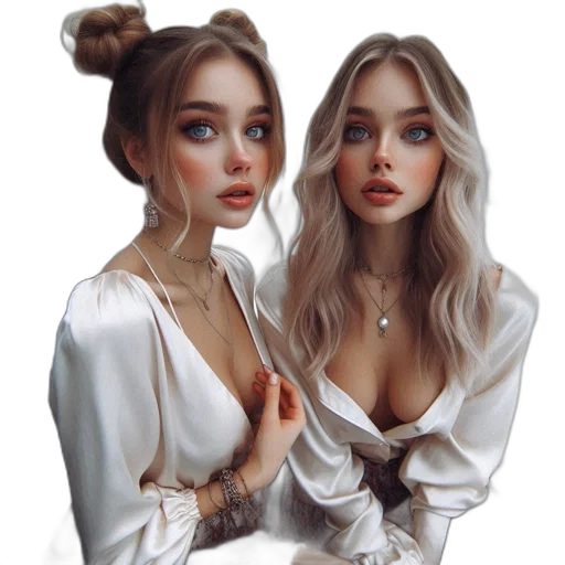 dress, jewelry, face, jacket transparent PNG cut-out