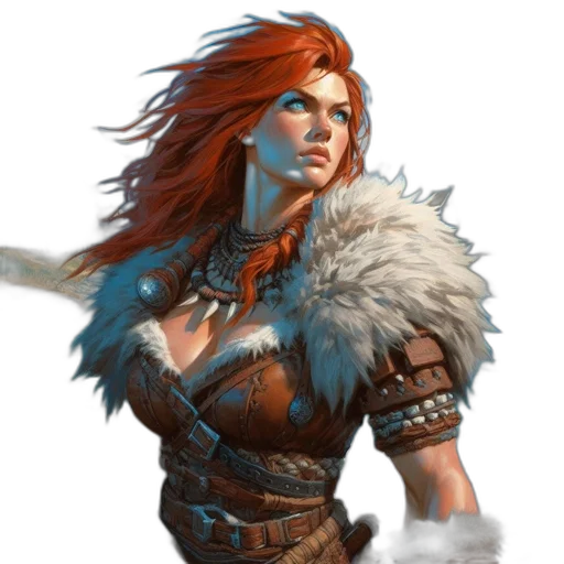 fantasy art, concept art, comic book art, photorealistic transparent PNG cut-out