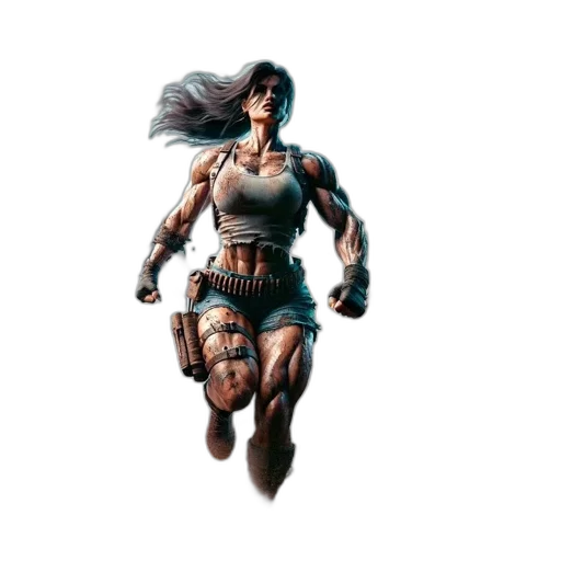 comic book art, concept art, fantasy art, photorealistic transparent PNG cut-out