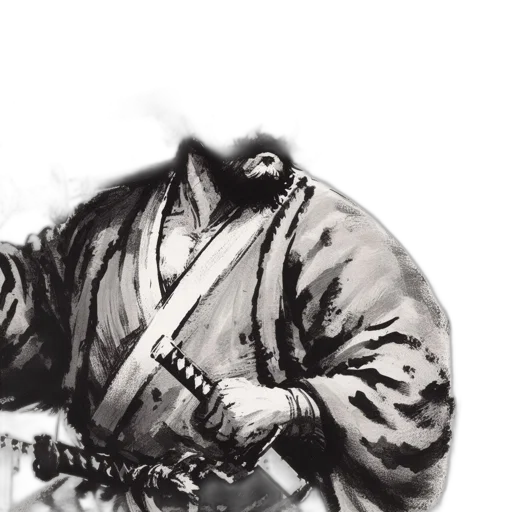 sword, weapon, staff, jacket transparent PNG cut-out