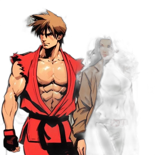 jacket, concept art, pixel art, comic book art transparent PNG cut-out