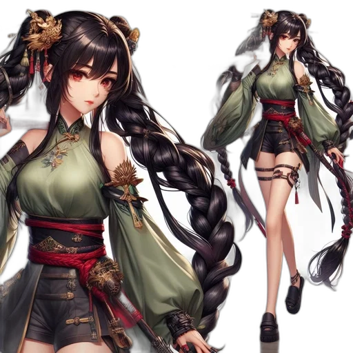 concept art, fantasy art, anime, pixel art transparent PNG cut-out