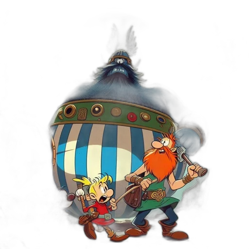 concept art, fantasy art, watercolor, pixel art transparent PNG cut-out
