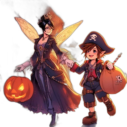 concept art, fantasy art, pixel art, comic book art transparent PNG cut-out
