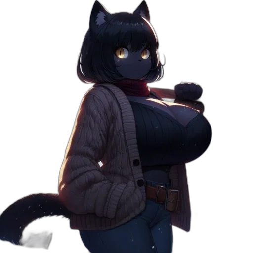 staff, jacket, animal, weapon transparent PNG cut-out