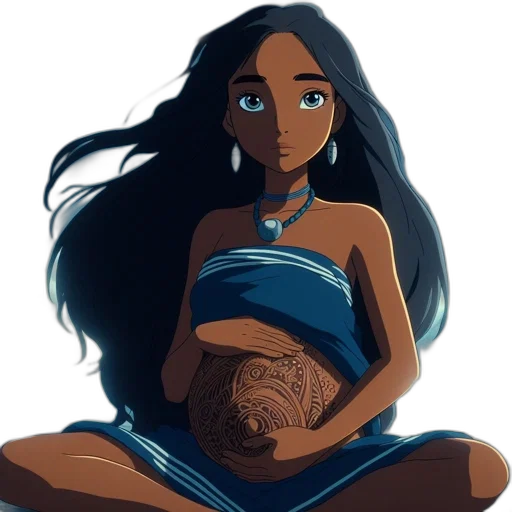 concept art, cartoon, anime, fantasy art transparent PNG cut-out