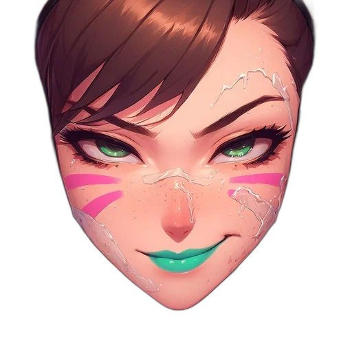 face, mask, creature, staff transparent PNG cut-out