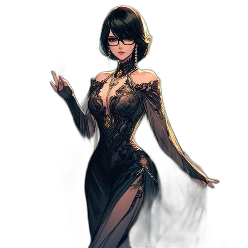 dress, staff, mask, concept art transparent PNG cut-out