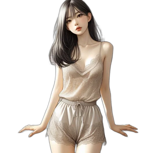 dress, jewelry, photorealistic, concept art transparent PNG cut-out