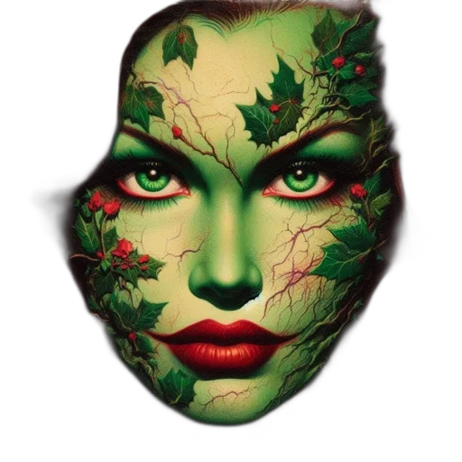 mask, face, crown, photorealistic transparent PNG cut-out