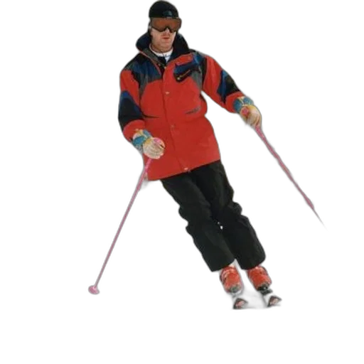 staff, jacket, 3d render, skier transparent PNG cut-out