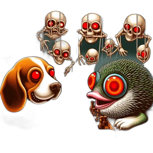 robot, creature, mask, concept art transparent PNG cut-out