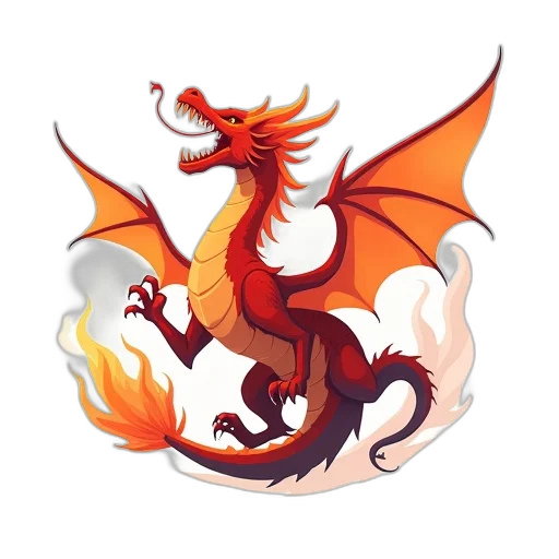 dragon, staff, fantasy art, concept art transparent PNG cut-out