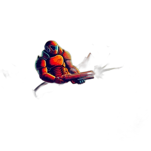 robot, weapon, sword, staff transparent PNG cut-out