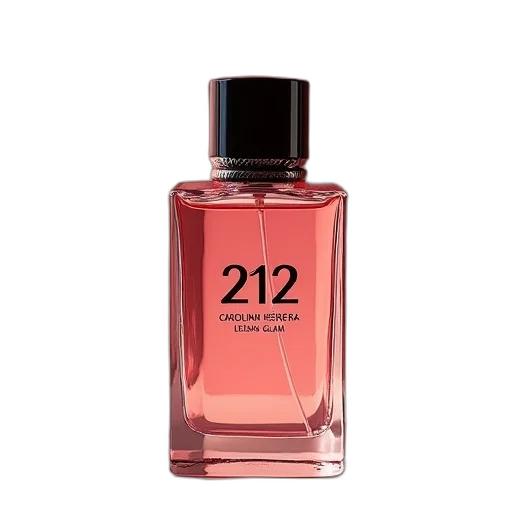 bottle, carolina, herrera, 212 transparent PNG cut-out