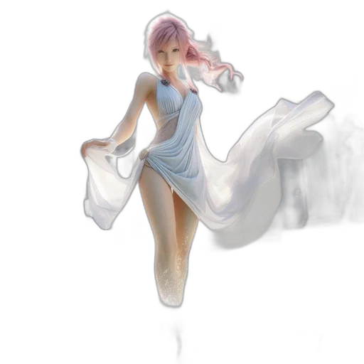 dress, concept art, fantasy art, watercolor transparent PNG cut-out