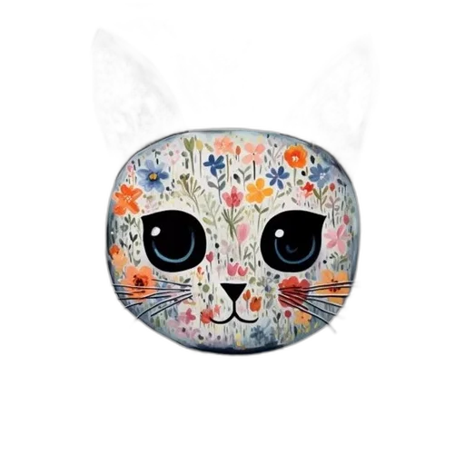mask, photorealistic, fantasy art, whimsical transparent PNG cut-out