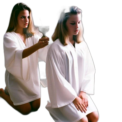 dress, jacket, vaporwave, 3d render transparent PNG cut-out
