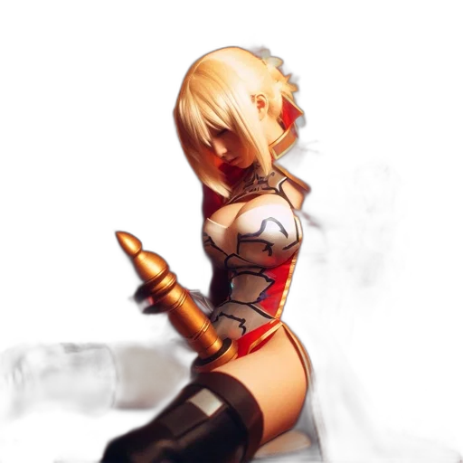weapon, staff, sword, robot transparent PNG cut-out