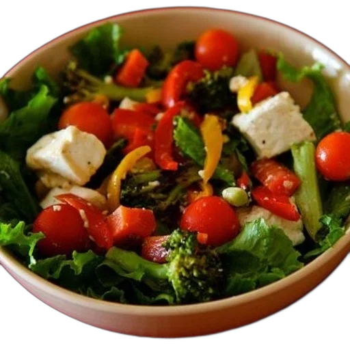 food, vibrant, salad, lettuce transparent PNG cut-out