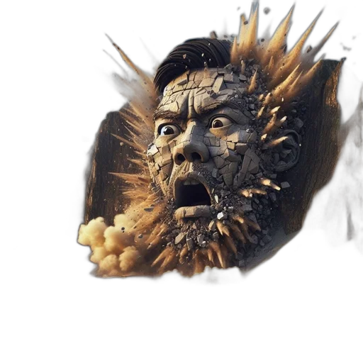 dragon, mask, face, creature transparent PNG cut-out