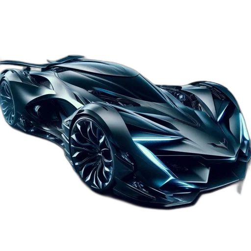 car, 3d render, photorealistic, concept art transparent PNG cut-out