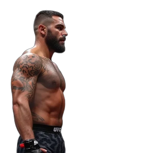 ufc, wrestler, weigh transparent PNG cut-out