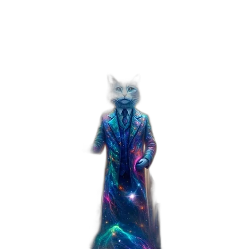 dress, staff, robot, creature transparent PNG cut-out
