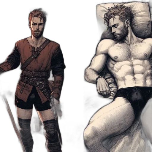 concept art, fantasy art, comic book art, photorealistic transparent PNG cut-out